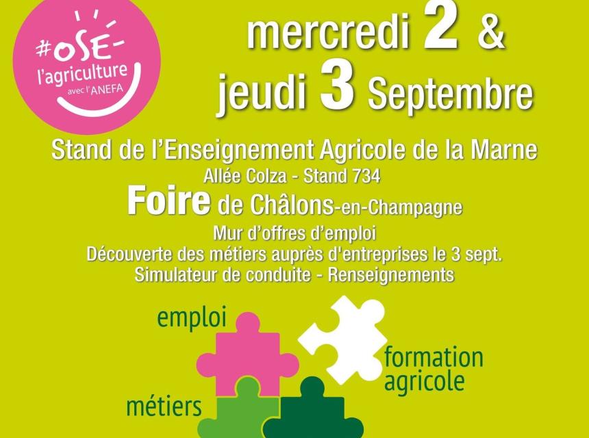 Affiche Journées Ose l'agriculture